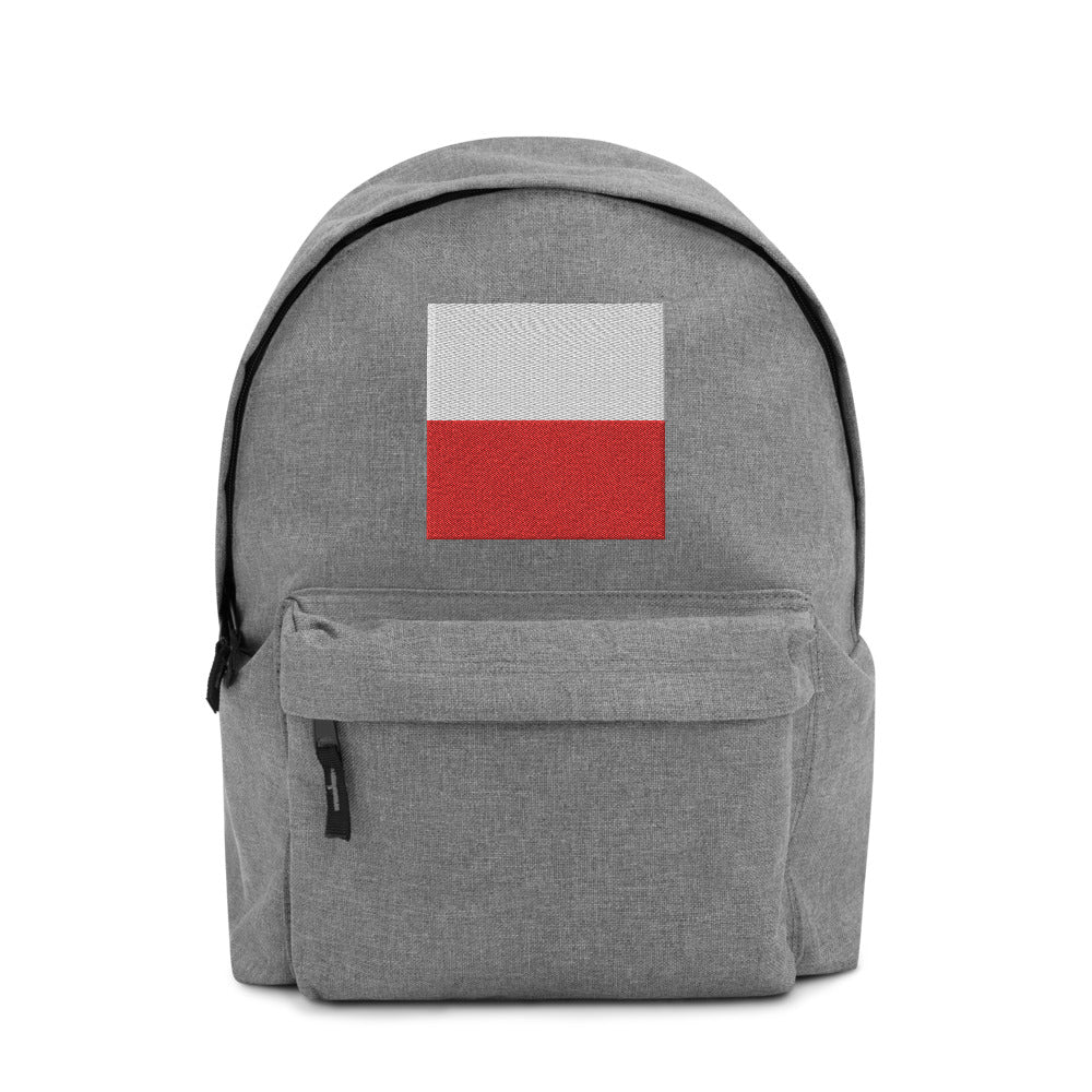 POLAND FLAG Embroidered Backpack