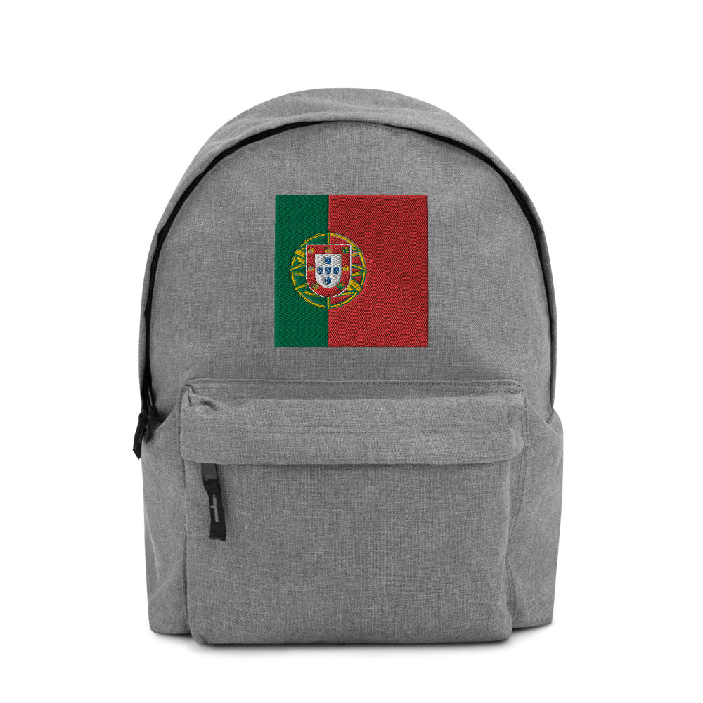 Portugal flag Embroidered Backpack