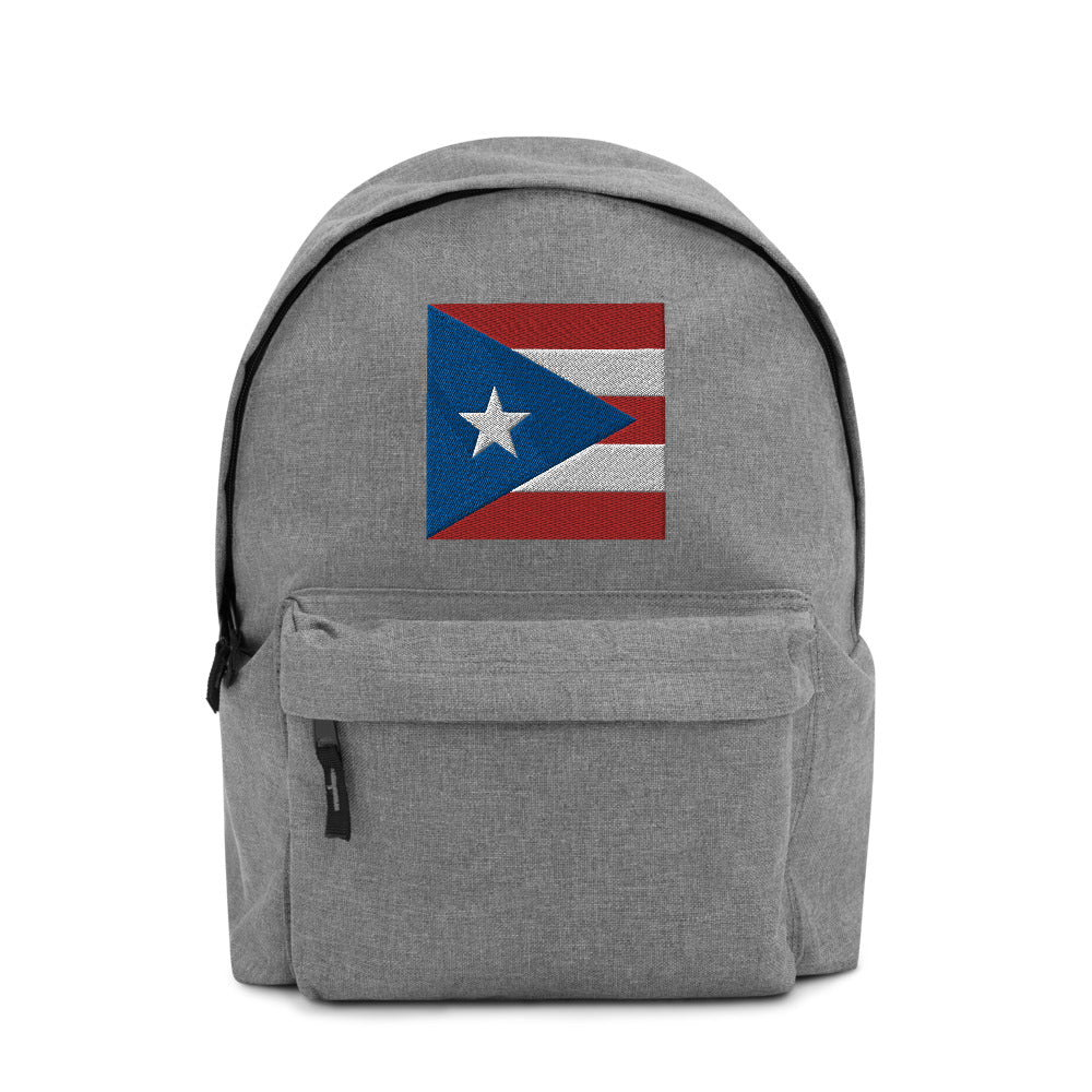 PUERTO RICO FLAGEmbroidered Backpack