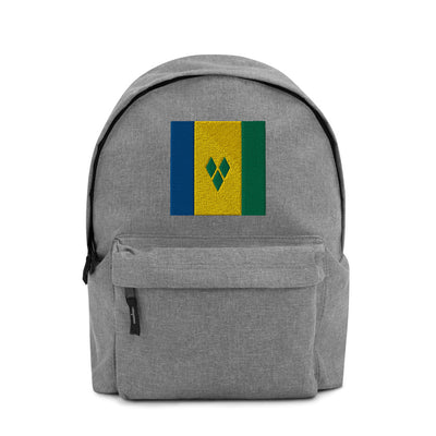 SAINT VINCENT AND THE GRENADINES FLAG Embroidered Backpack