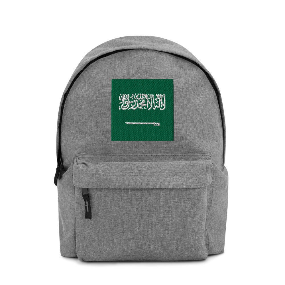 SAUDI ARABIA FLAG Embroidered Backpack