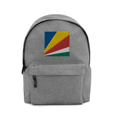 SEYCHELLES FLAG Embroidered Backpack