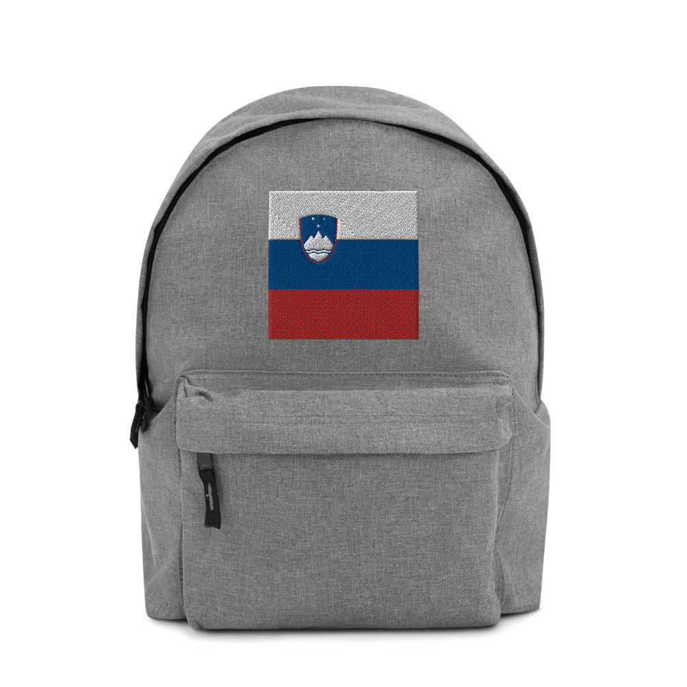 SLOVENIA FLAG Embroidered Backpack