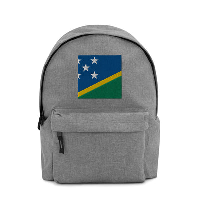 SOLOMON ISLANDS FLAG Embroidered Backpack