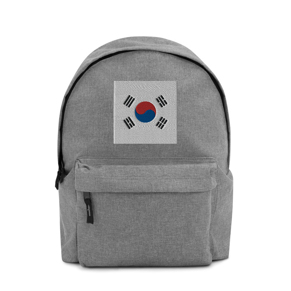 SOUTH KOREA FLAG Embroidered Backpack