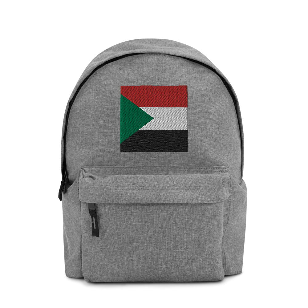 SUDAN FLAG Embroidered Backpack