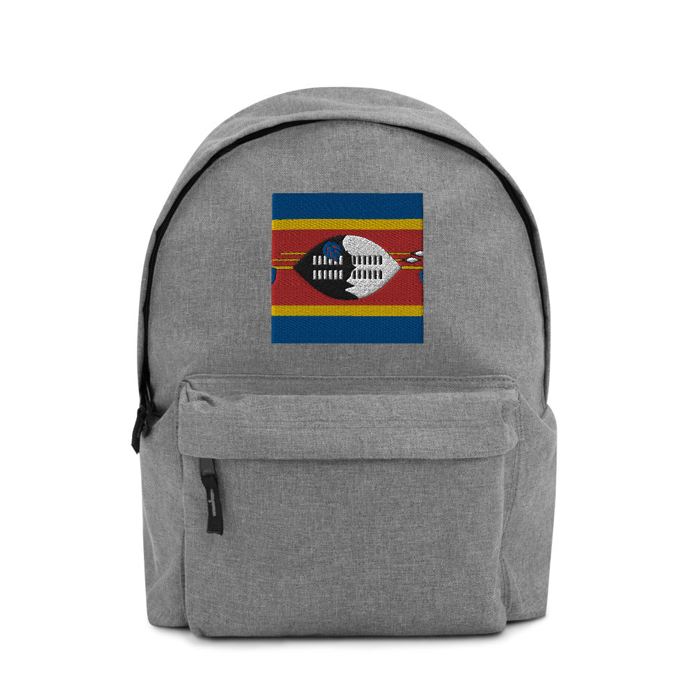 SWAZILAND FLAG Embroidered Backpack