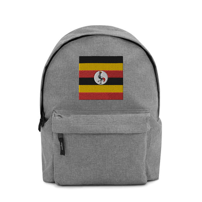 UGANDA FLAG Embroidered Backpack