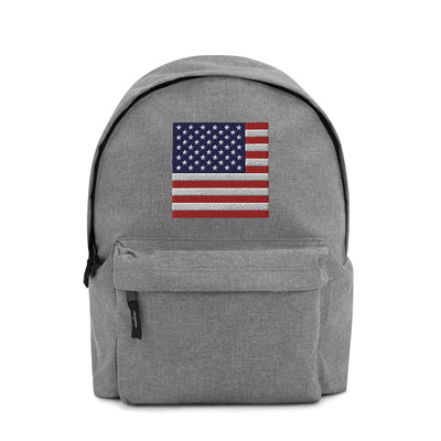 United states flag Embroidered Backpack