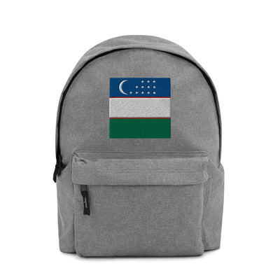 UZBEKISTAN FLAG Embroidered Backpack