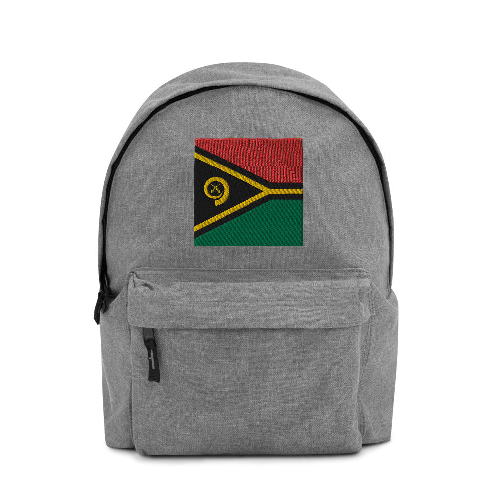 VANUATU FLAG Embroidered Backpack