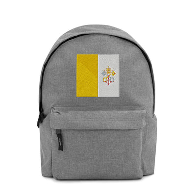 VATICAN CITY FLAG Embroidered Backpack