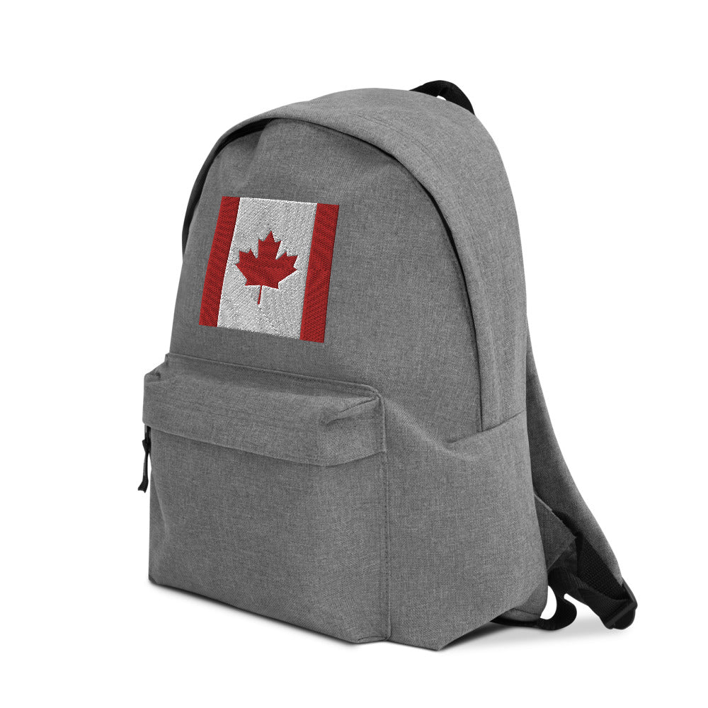 Canada flag Embroidered Backpack