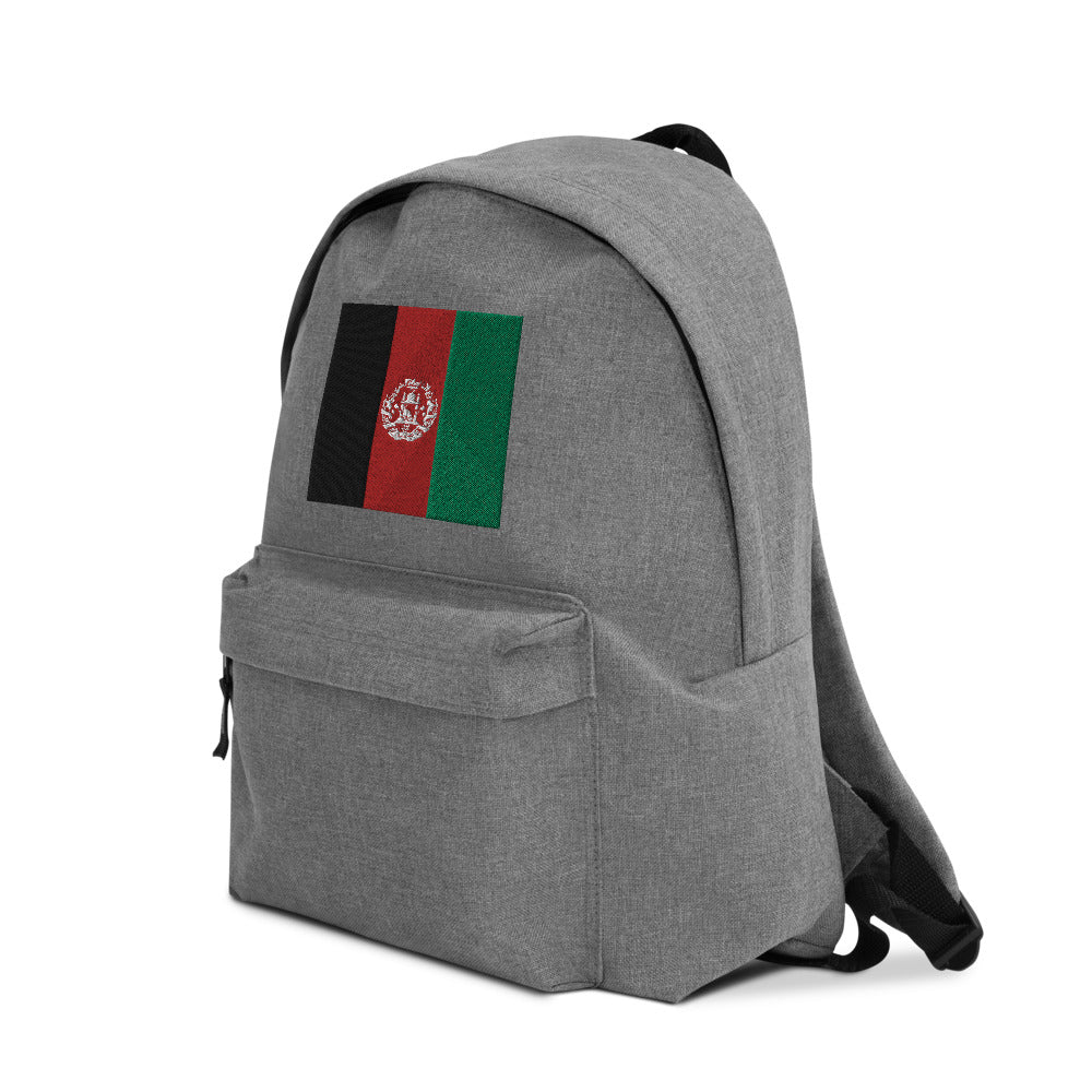 Afghanistan flag Embroidered Backpack