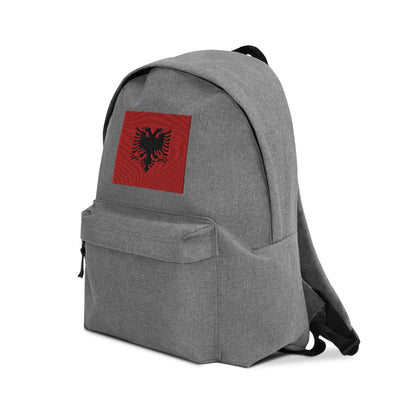 ALBANIA FLAG Embroidered Backpack