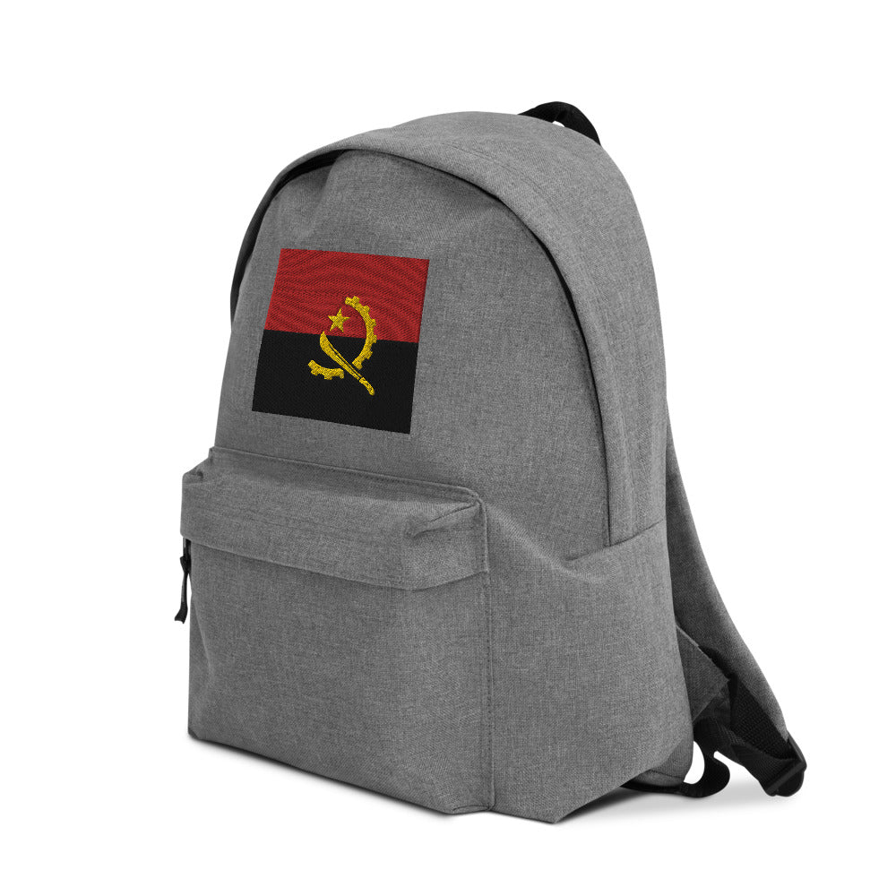 ANGOLA FLAG Embroidered Backpack