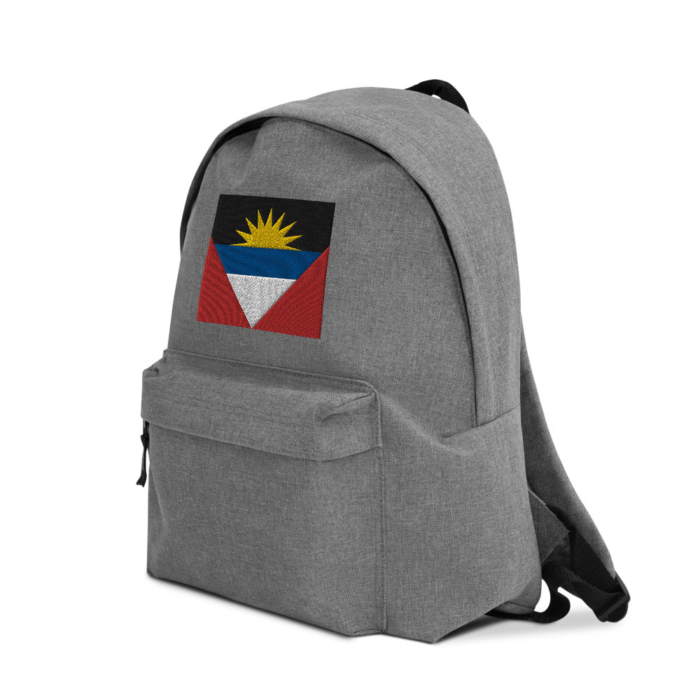 ANTIGUA AND BARBUDA FLAG Embroidered Backpack