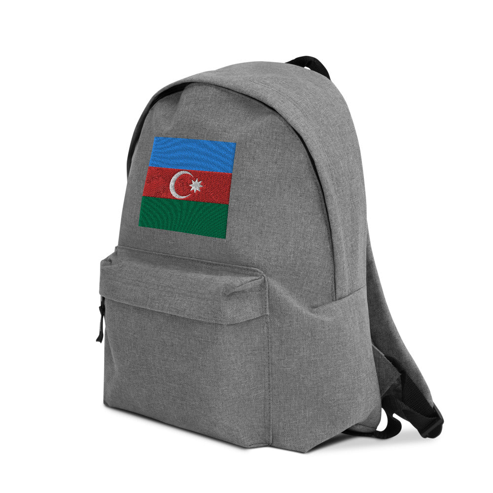 AZERBAIJAN FLAG Embroidered Backpack