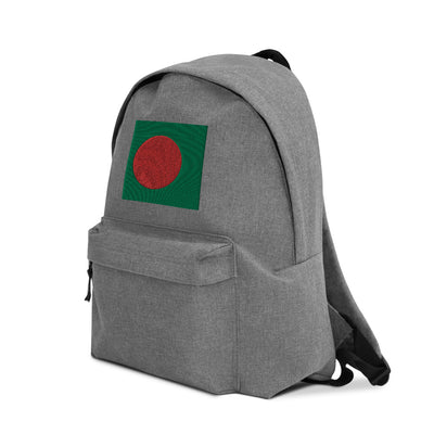 BANGLADESH FLAG Embroidered Backpack