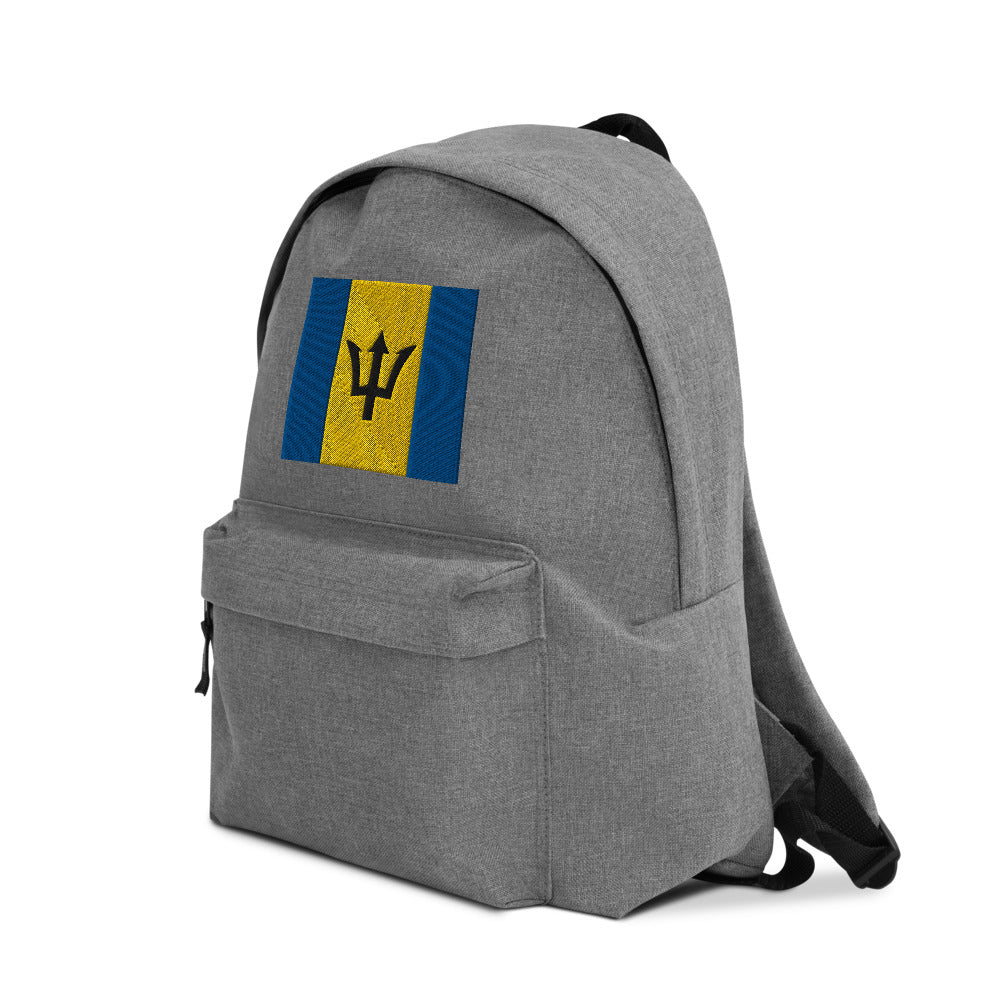 BARBADOS FLAG Embroidered Backpack