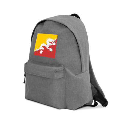 BHUTAN FLAG Embroidered Backpack