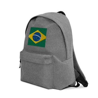 BRAZIL FLAG Embroidered Backpack