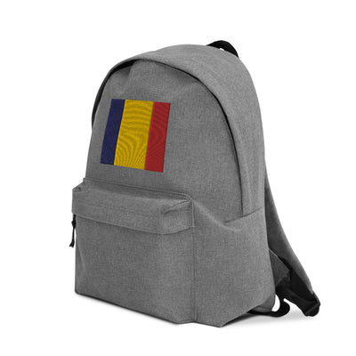 CHAD FLAG Embroidered Backpack