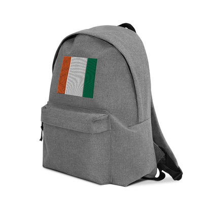 COTE D'IVOIRE FLAG Embroidered Backpack