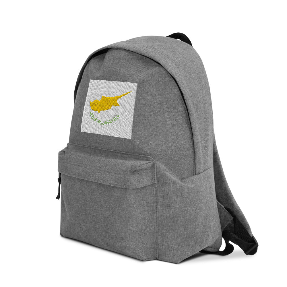 CYPRUS FLAG Embroidered Backpack