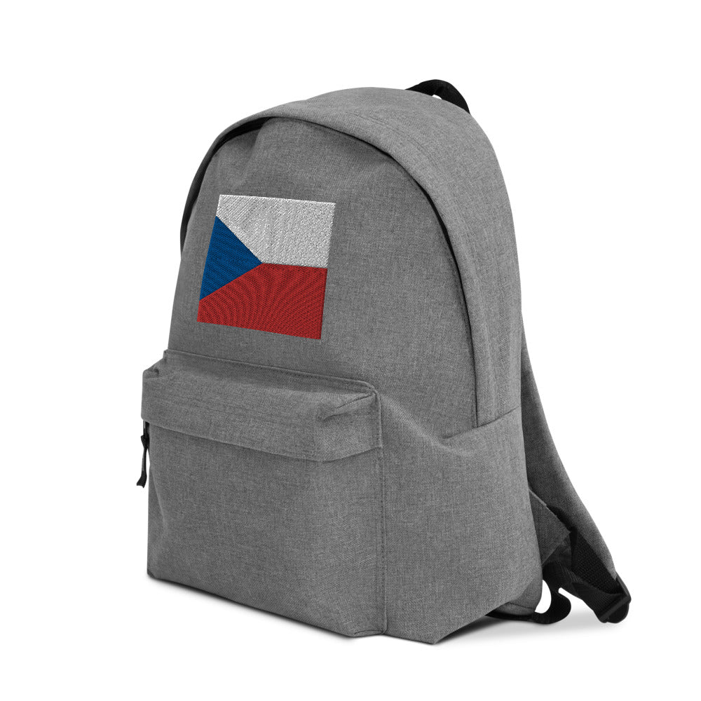 CZECH FLAG Embroidered Backpack