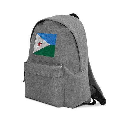 DJIBOUTI FLAG Embroidered Backpack