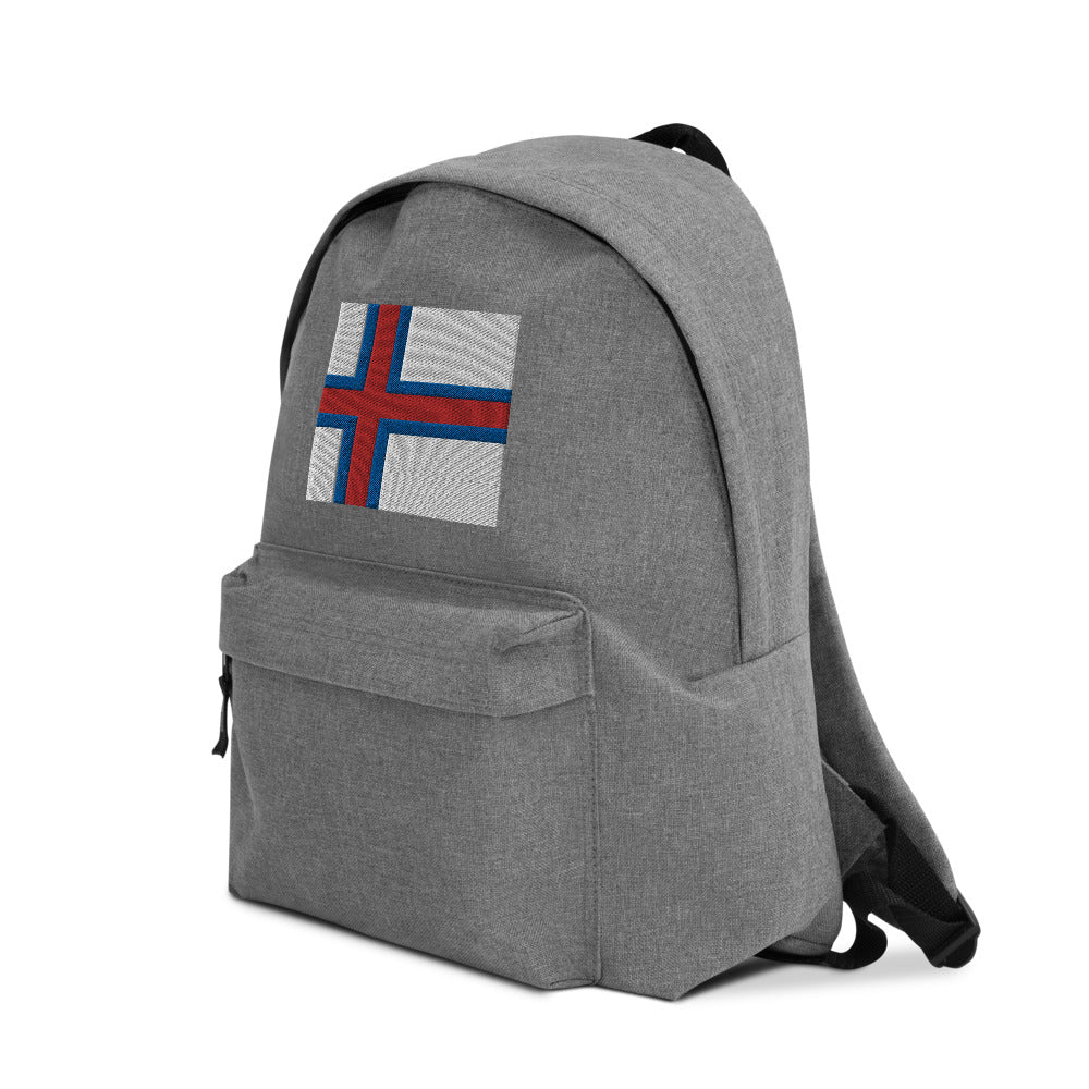 FAROE ISLANDS FLAG Embroidered Backpack