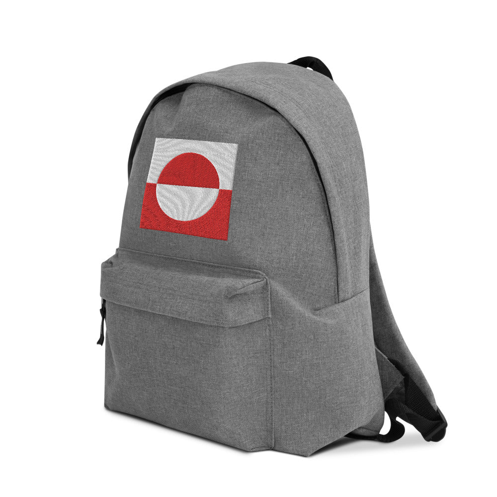 GREENLAND FLAG Embroidered Backpack