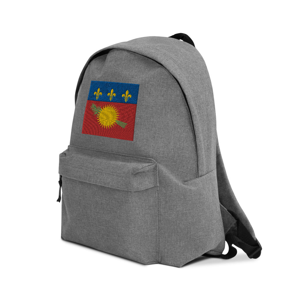 GUADELOUPE FLAG Embroidered Backpack