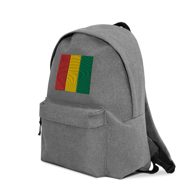 GUINEA  FLAG Embroidered Backpack