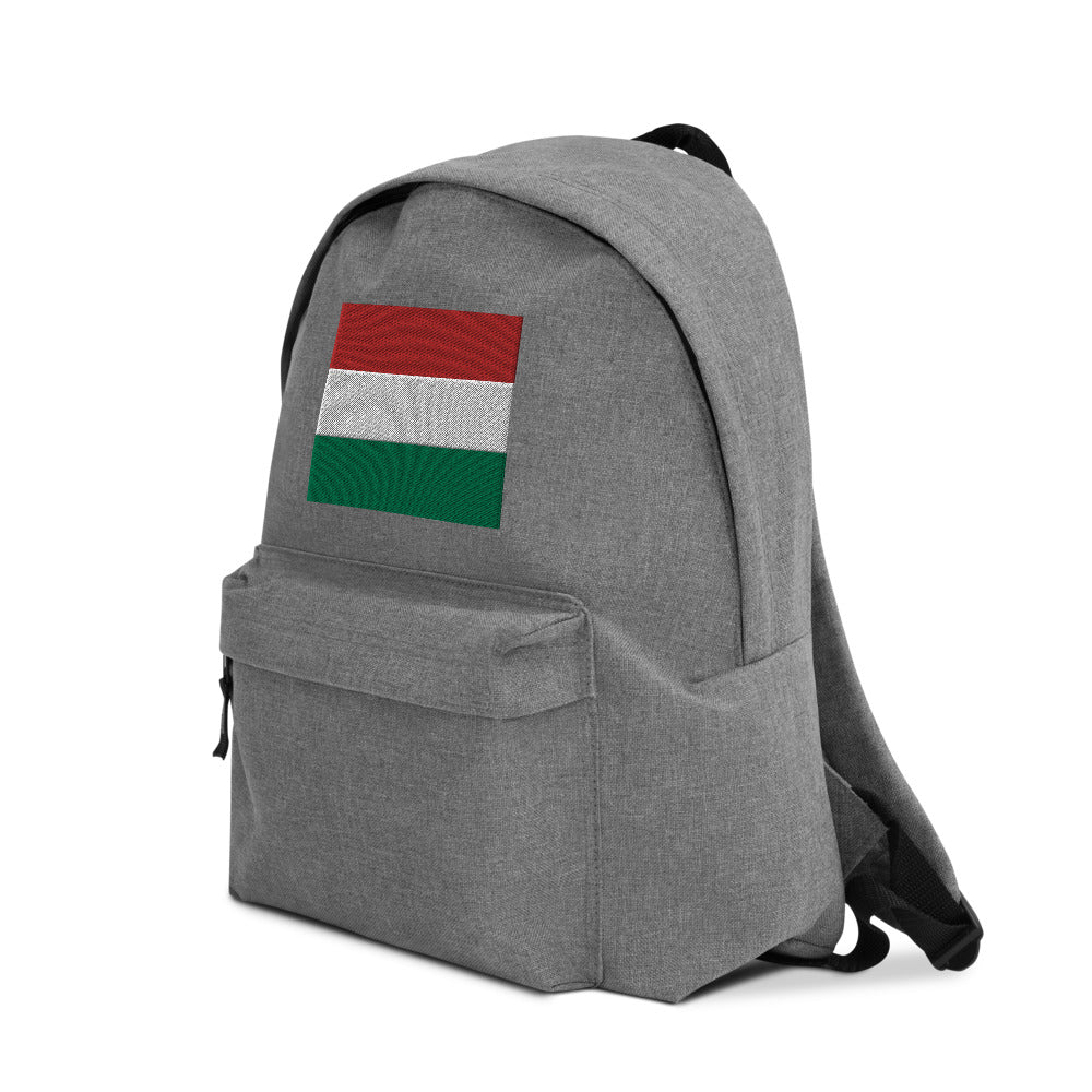 HUNGARY FLAG Embroidered Backpack