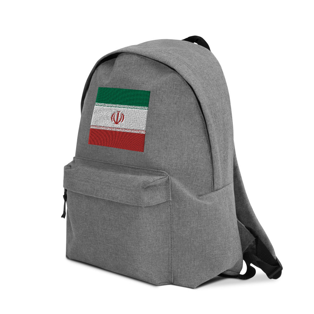 IRAN FLAG Embroidered Backpack