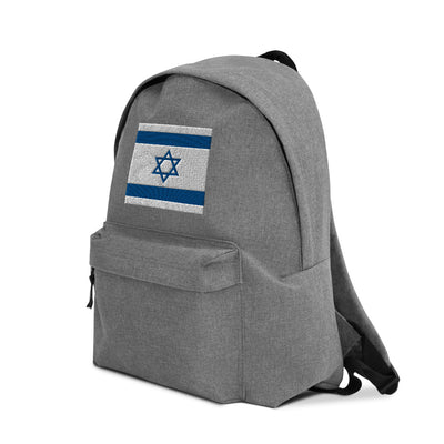 ISRAEL FLAG Embroidered Backpack