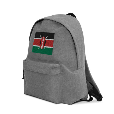 KENYA FLAG Embroidered Backpack