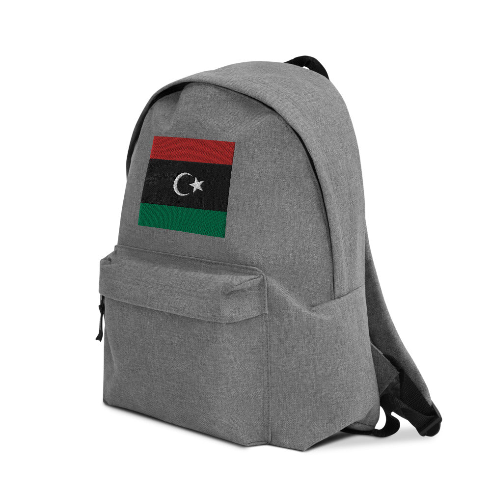 LIBYA FLAG Embroidered Backpack