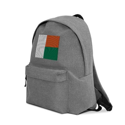 MADAGASCAR FLAG Embroidered Backpack