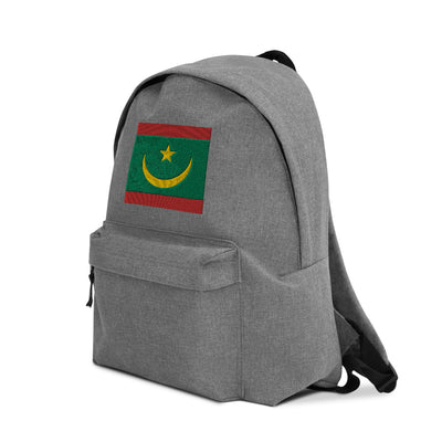 MAURITANIA FLAG Embroidered Backpack