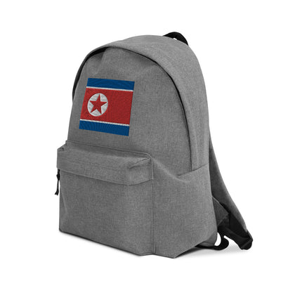 NORTH KOREA FLAG Embroidered Backpack