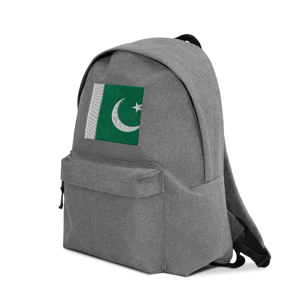 PAKISTAN FLAG Embroidered Backpack