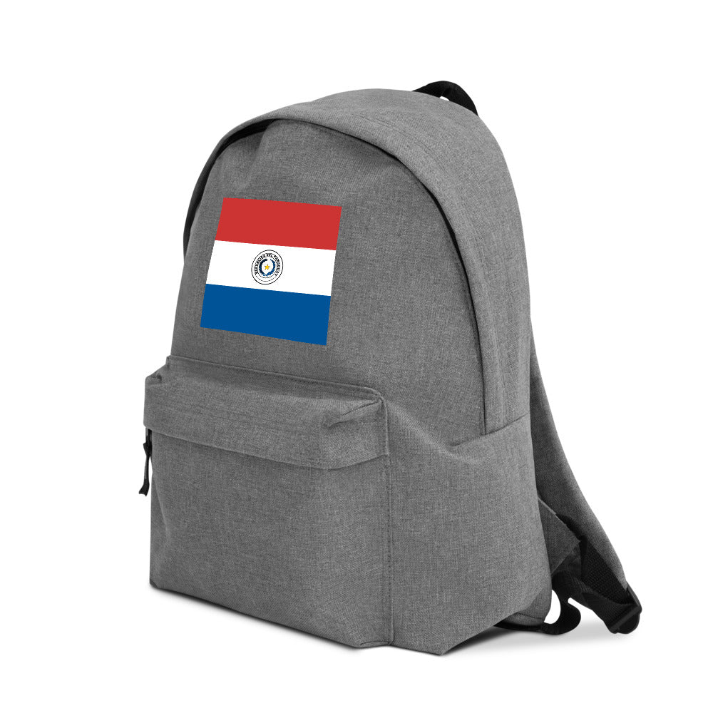 PARAGUAY FLAG Embroidered Backpack