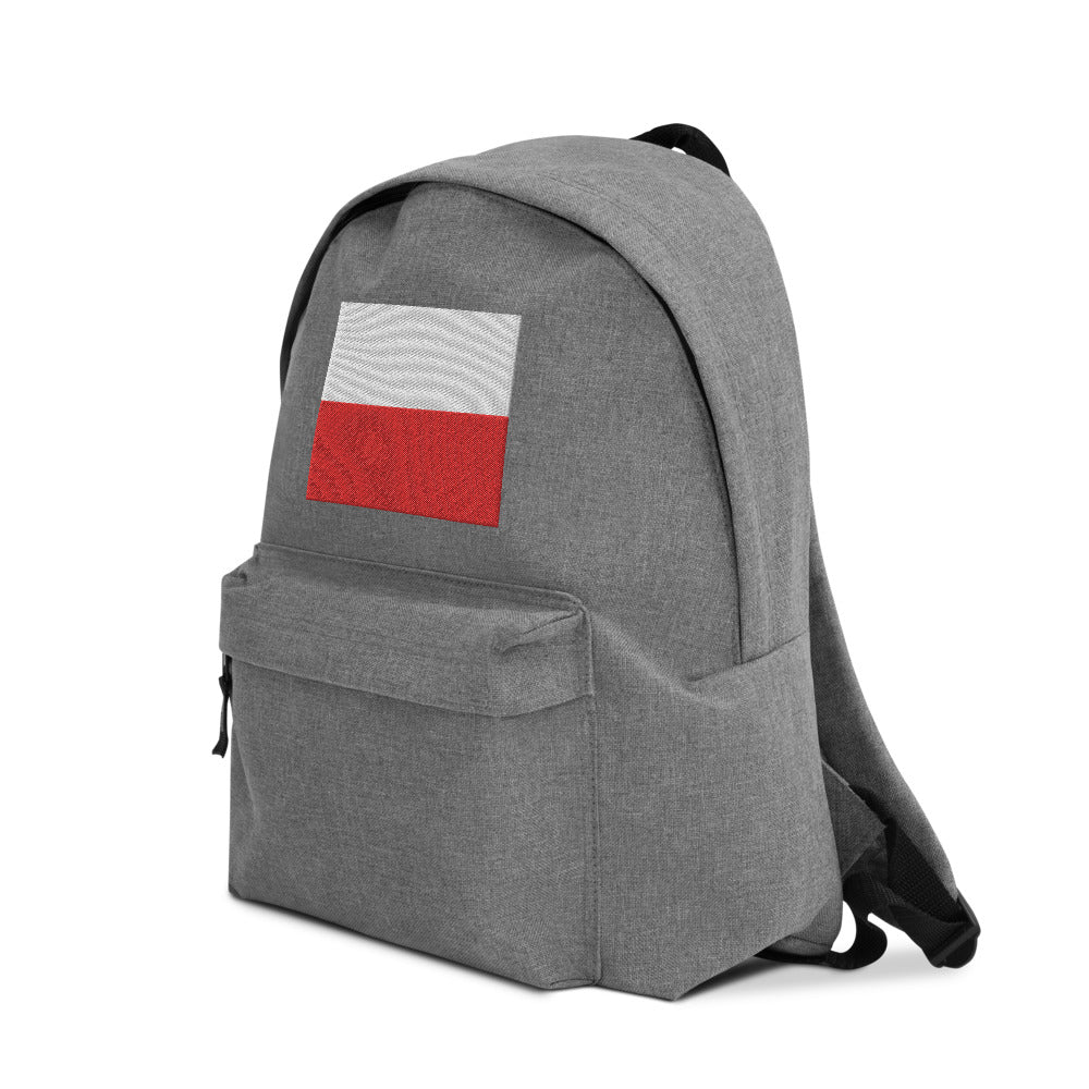 POLAND FLAG Embroidered Backpack