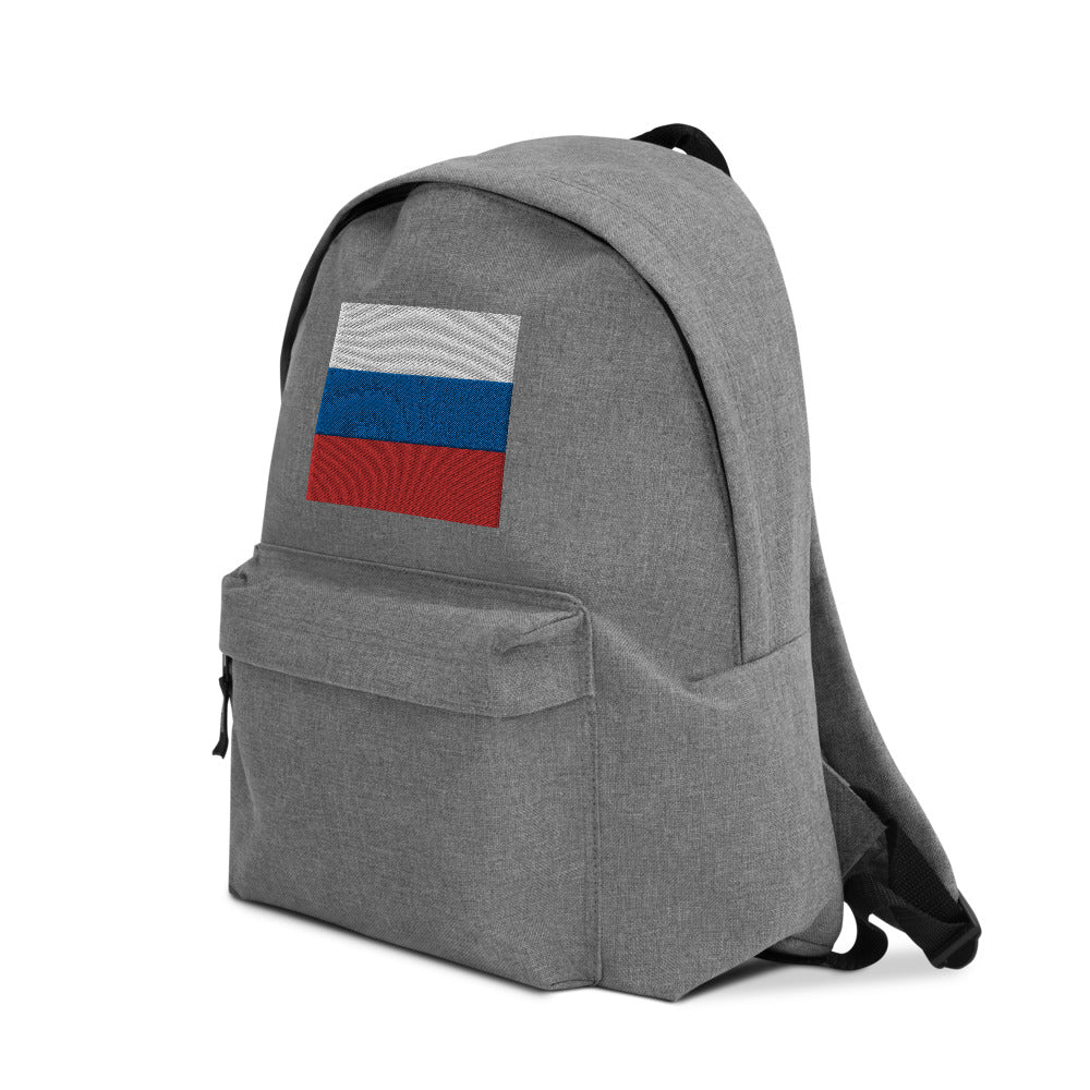 RUSSIA FLAG Embroidered Backpack