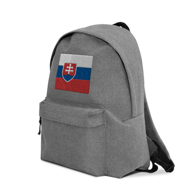 SLOVAKIA FLAG Embroidered Backpack