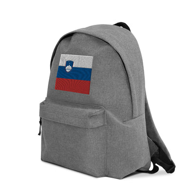 SLOVENIA FLAG Embroidered Backpack