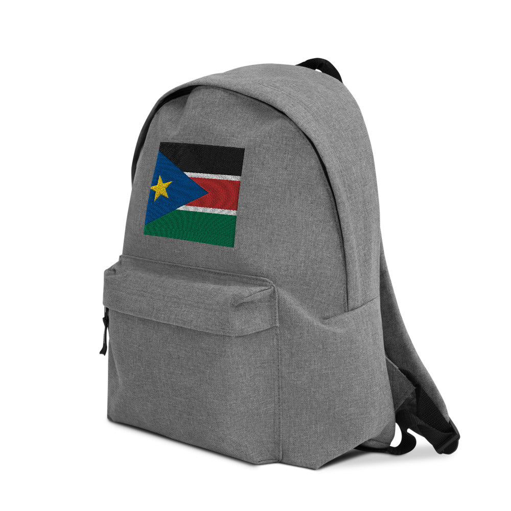 SOUTH SUDAN FLAG Embroidered Backpack